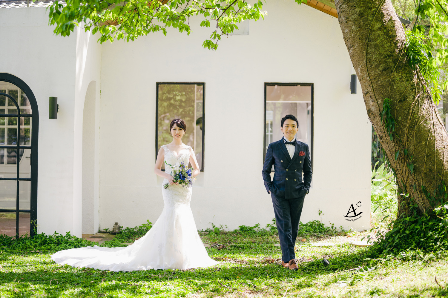 自助婚紗,婚紗造型,白紗,婚紗包套,婚攝大嘴,新祕Hanya,陽明山婚紗,新娘造型,韓風,精緻妝感