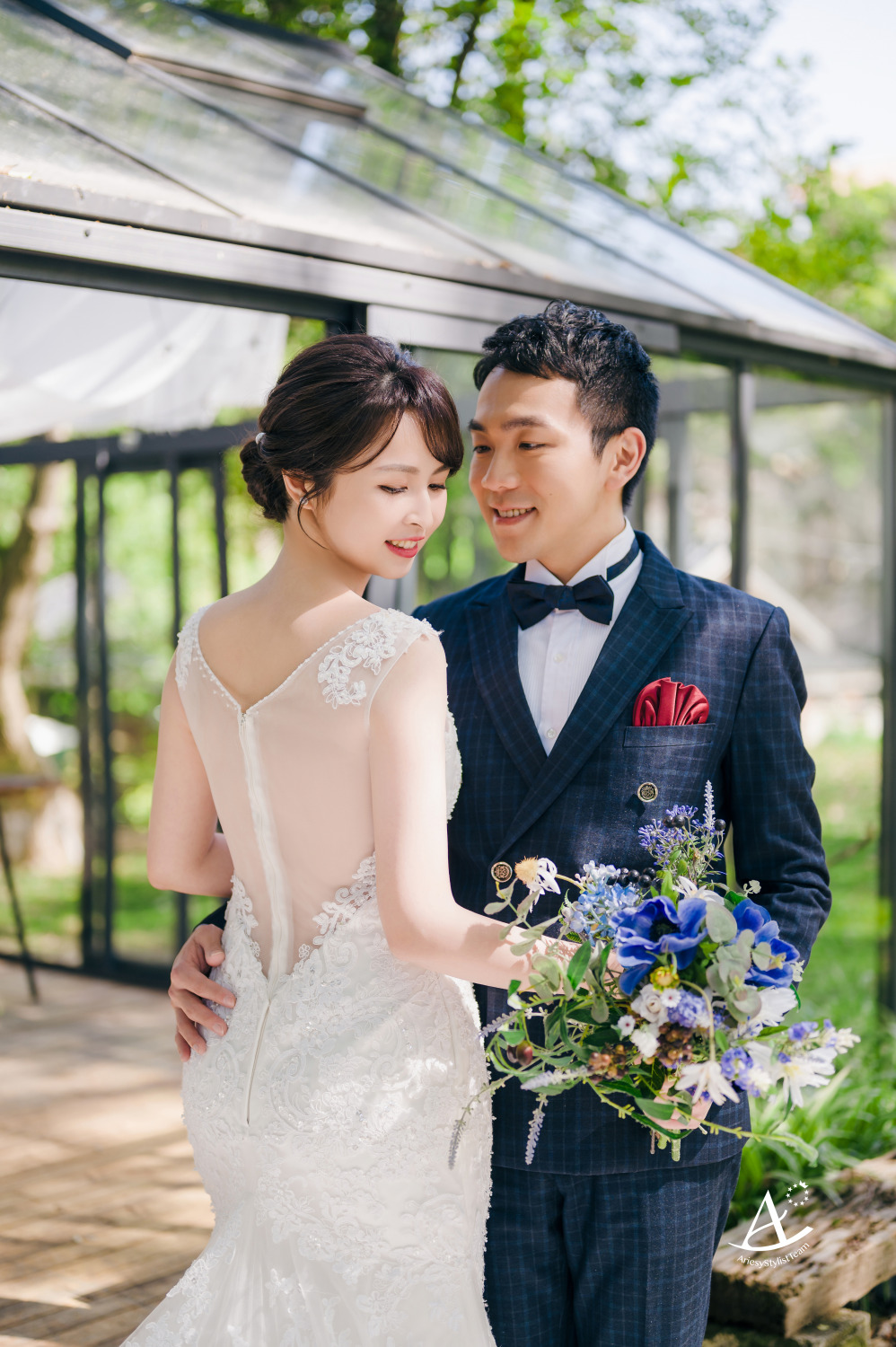 自助婚紗,婚紗造型,白紗,婚紗包套,婚攝大嘴,新祕Hanya,陽明山婚紗,新娘造型,韓風,精緻妝感