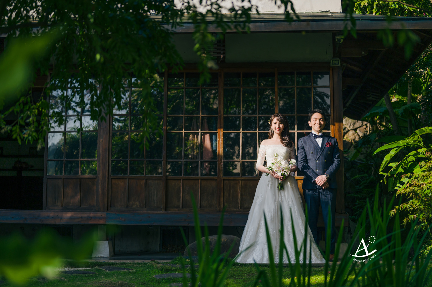 自助婚紗,婚紗造型,白紗,婚紗包套,婚攝大嘴,新祕Hanya,北投文物館,新娘造型,日系甜美,精緻妝感