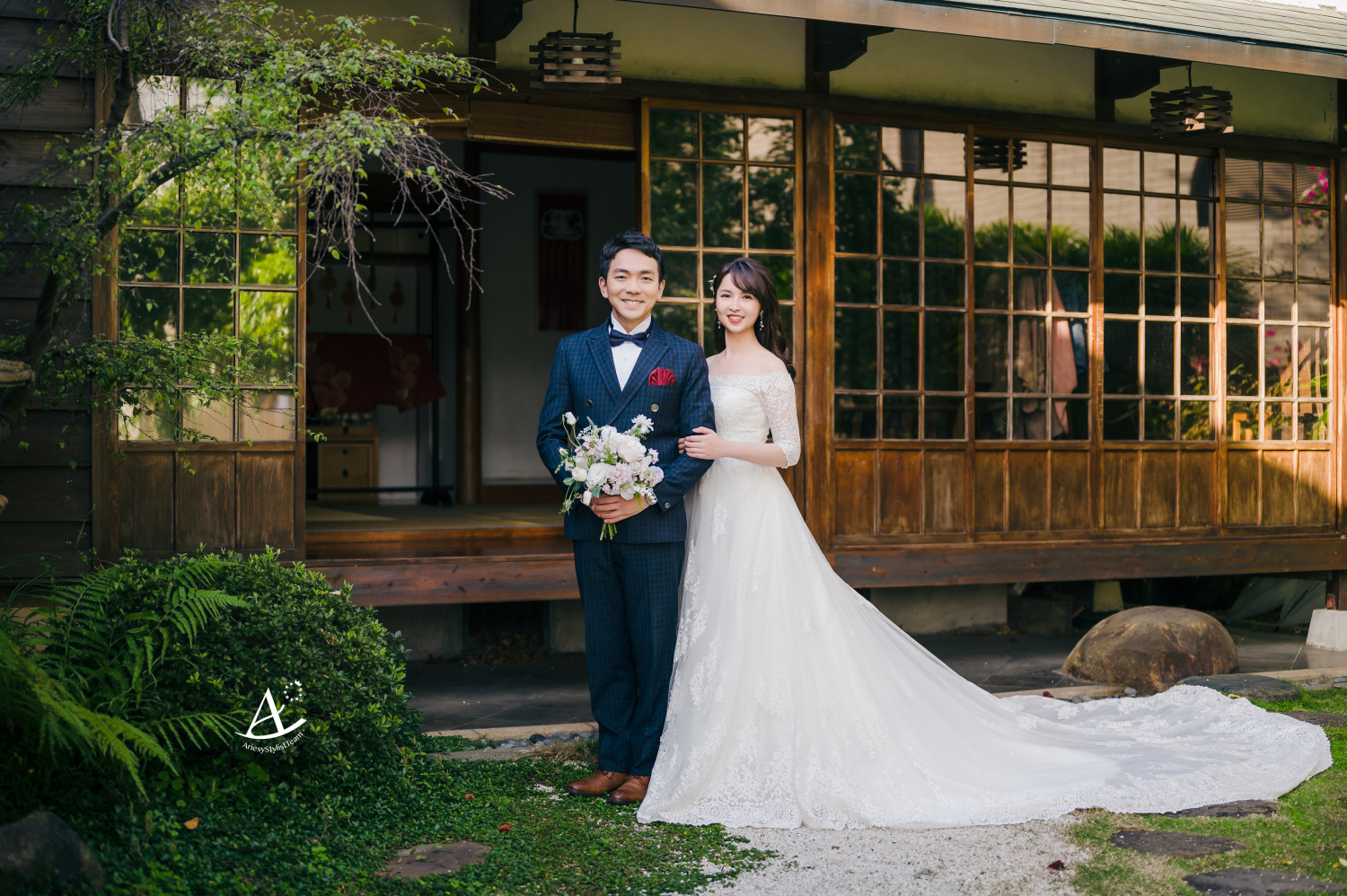 自助婚紗,婚紗造型,白紗,婚紗包套,婚攝大嘴,新祕Hanya,北投文物館,新娘造型,日系甜美,精緻妝感