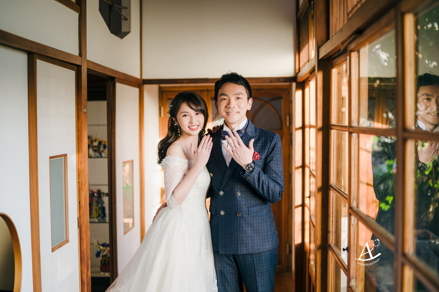自助婚紗,婚紗造型,白紗,婚紗包套,婚攝大嘴,新祕Hanya,北投文物館,新娘造型,日系甜美,精緻妝感