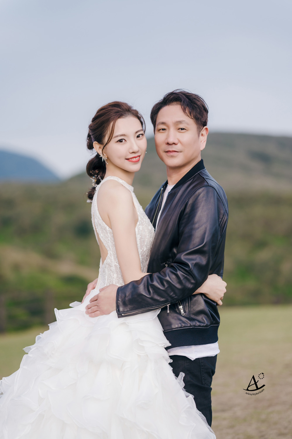 婚紗包套,擎天崗婚紗,白紗婚紗,浪漫俏麗,新娘髮型,新娘造型,俏麗馬尾