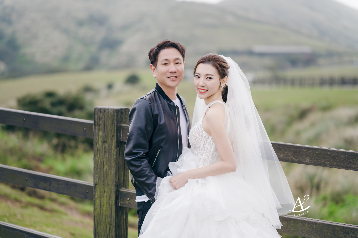 婚紗包套,擎天崗婚紗,白紗婚紗,浪漫俏麗,新娘髮型,新娘造型,俏麗馬尾
