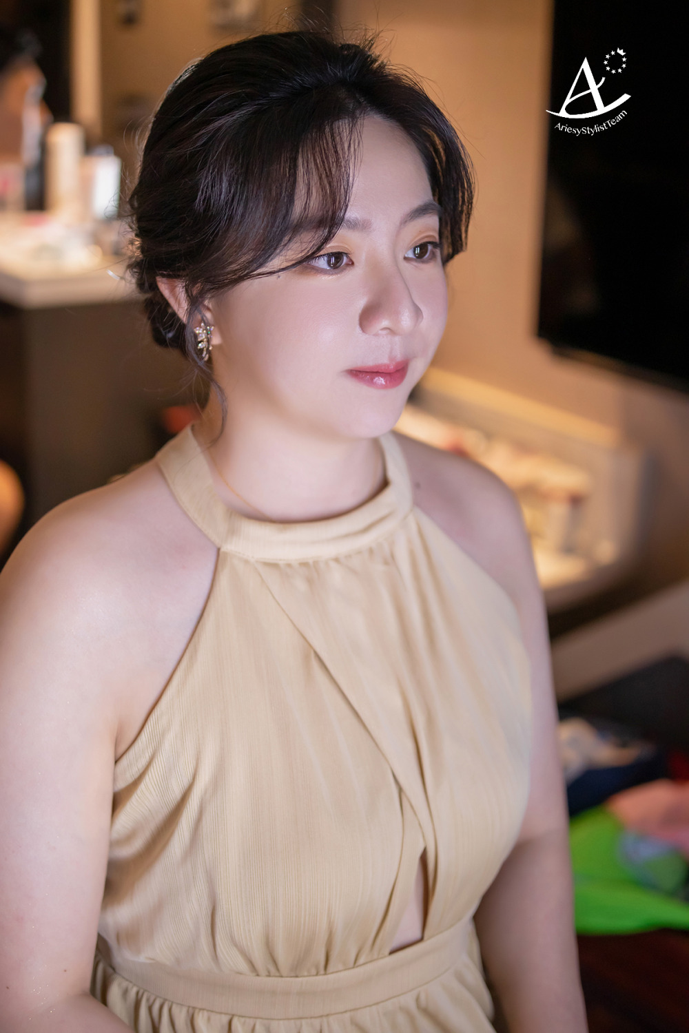 新板希爾頓,新娘造型,新娘秘書,家宴,簡單大方
