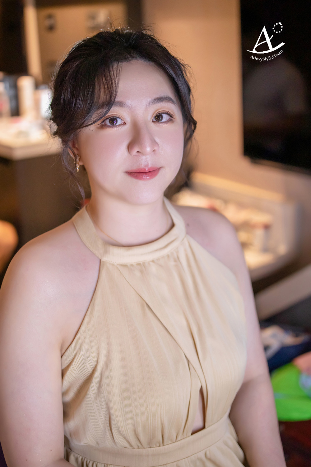 新板希爾頓,新娘造型,新娘秘書,家宴,簡單大方