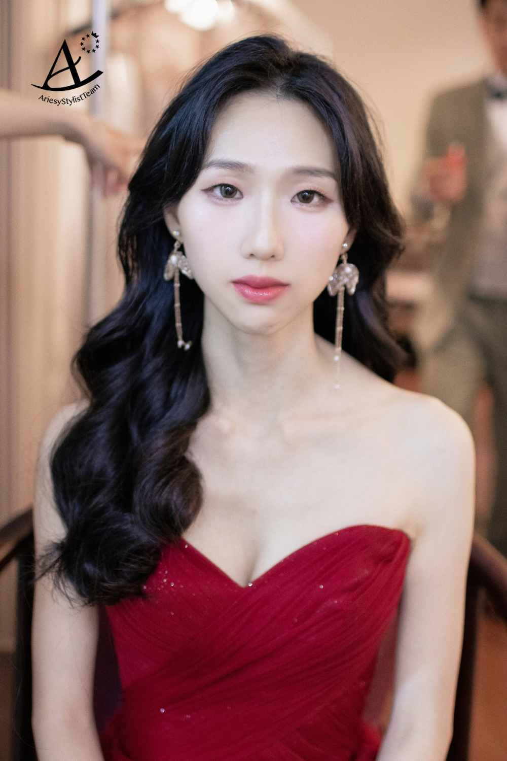 新娘單眼皮妝感,新秘,新娘秘書,新秘推薦,黑髮新娘造型,故宮晶華新娘造型