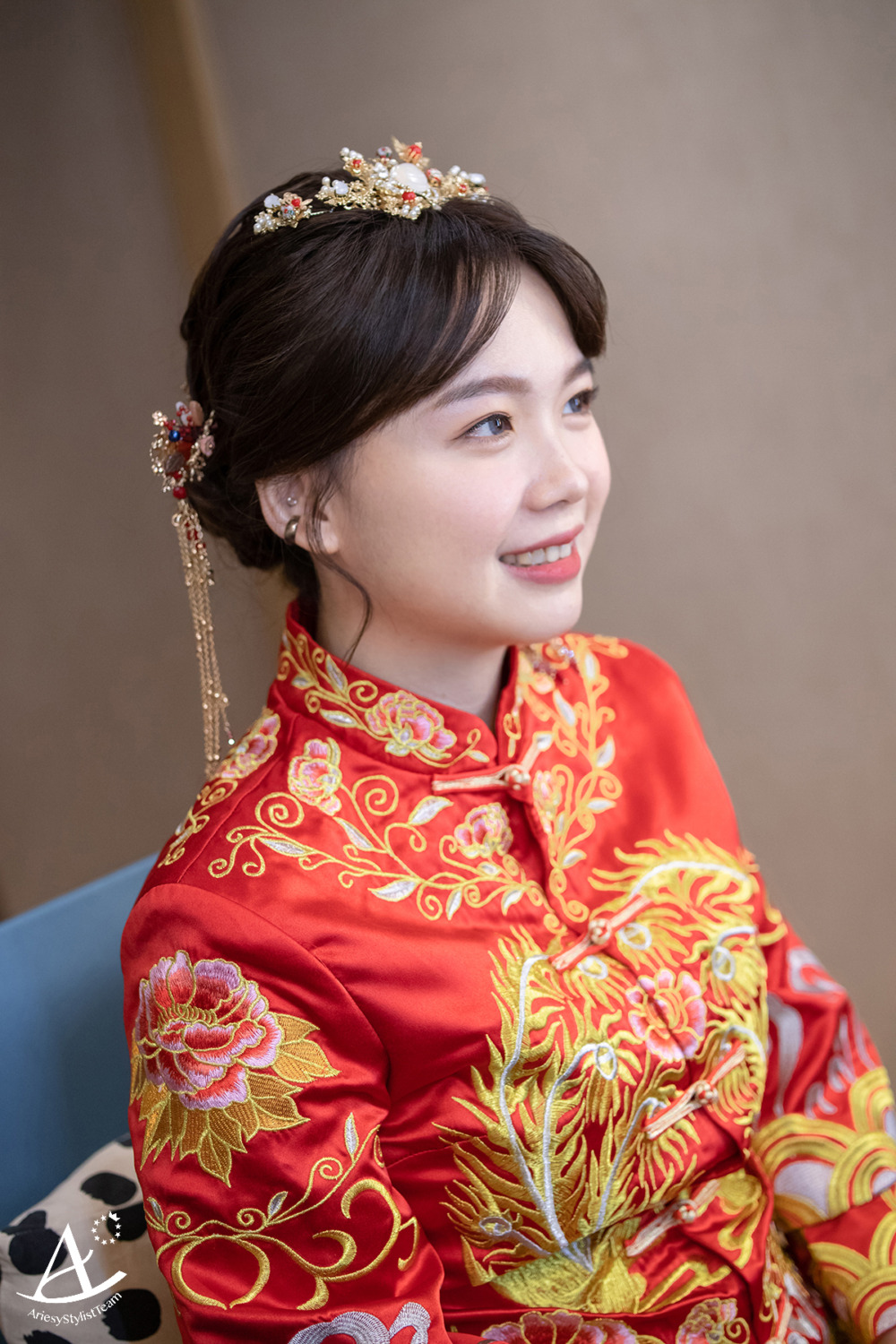 秀禾服,中式禮服,線條編髮,新秘推薦,新娘秘書