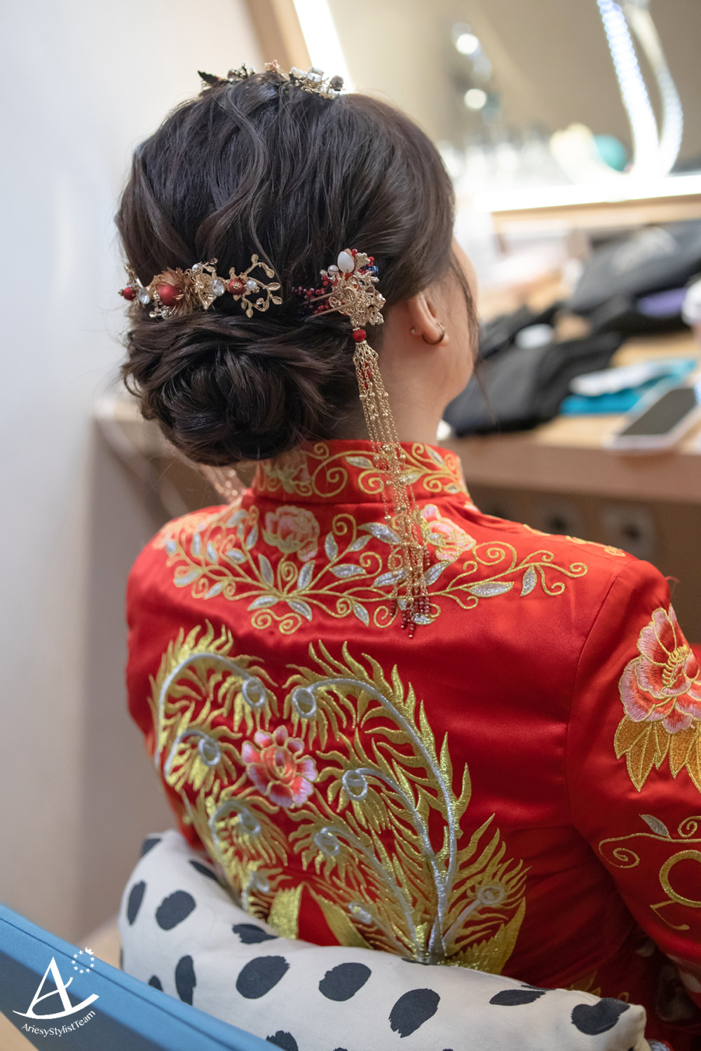 秀禾服,中式禮服,線條編髮,新秘推薦,新娘秘書