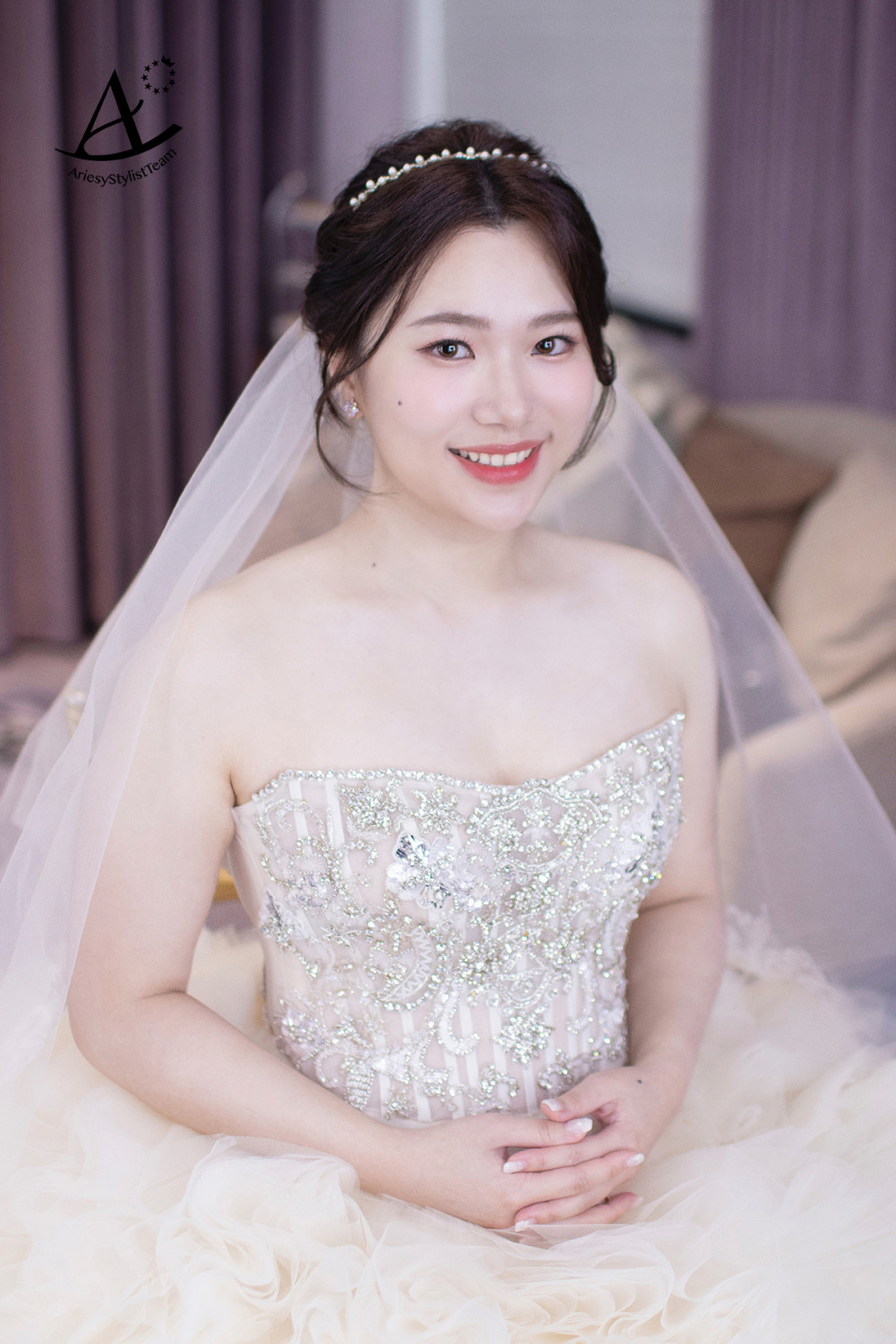 嘉盧戶外證婚,新秘推薦,新娘秘書,白紗新娘造型,韓系新娘造型,自然輕透新娘妝感