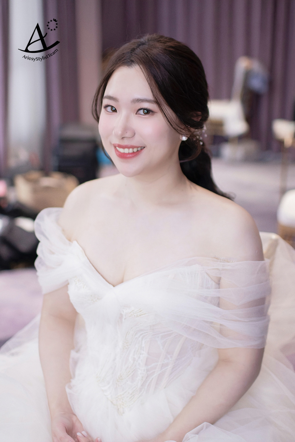 嘉盧戶外證婚,新秘推薦,新娘秘書,白紗新娘造型,韓系新娘造型,自然輕透新娘妝感