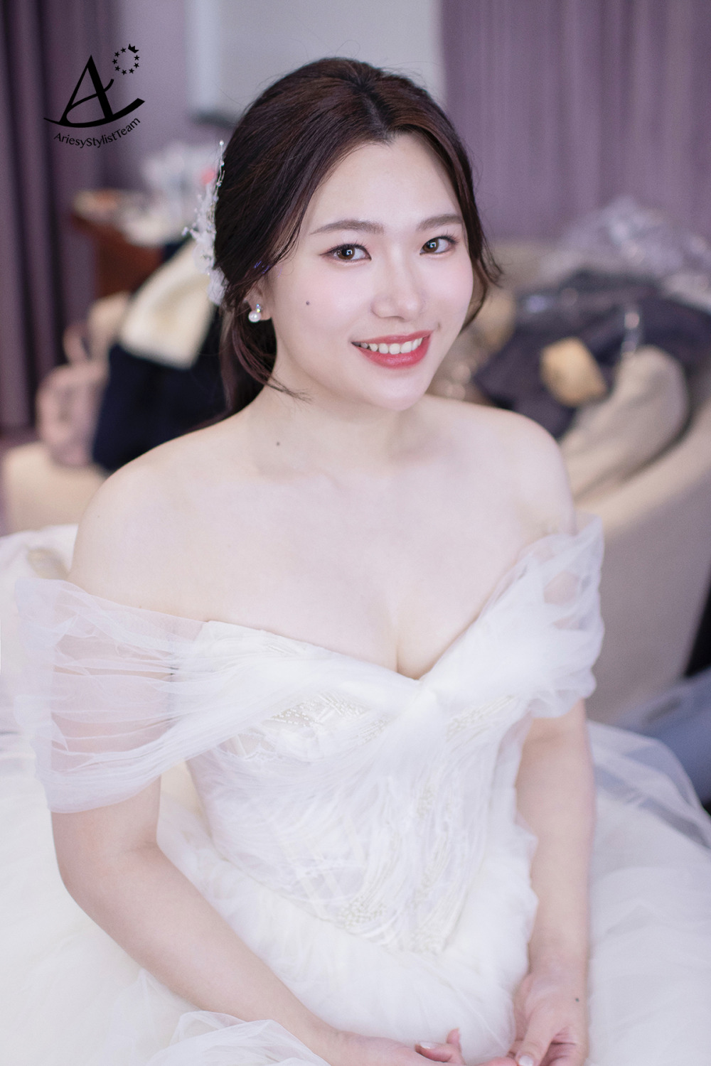 嘉盧戶外證婚,新秘推薦,新娘秘書,白紗新娘造型,韓系新娘造型,自然輕透新娘妝感