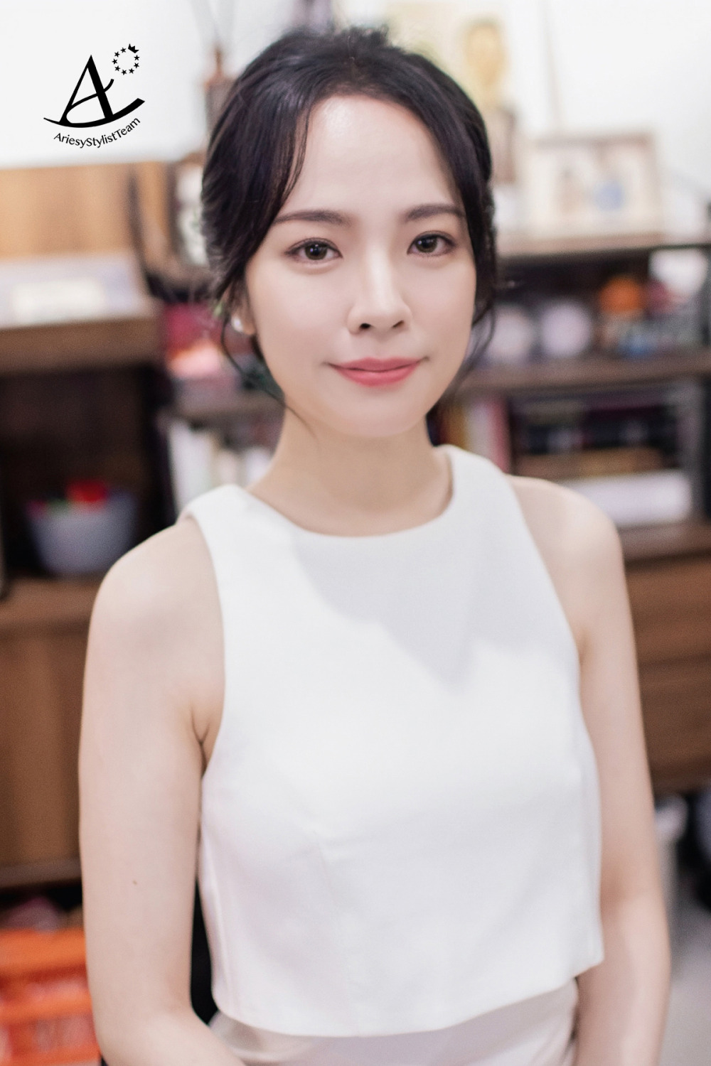 證婚家宴造型,黑髮新娘造型,新秘,新娘秘書,新秘推薦,鮮花新娘造型
