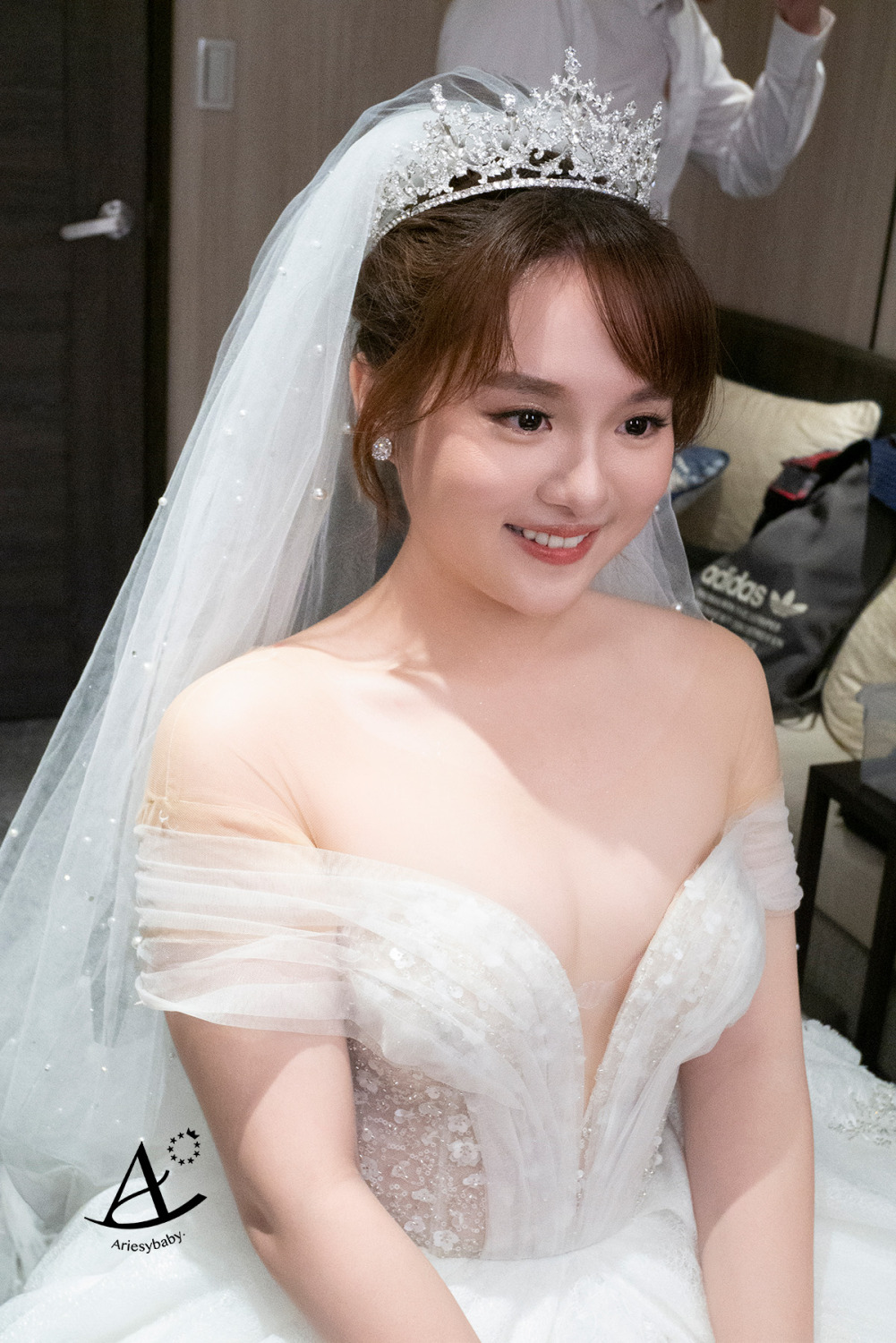 甜美白紗造型,高盤髮造型,甜美新娘造型,微混血妝感,新娘秘書,新秘推薦