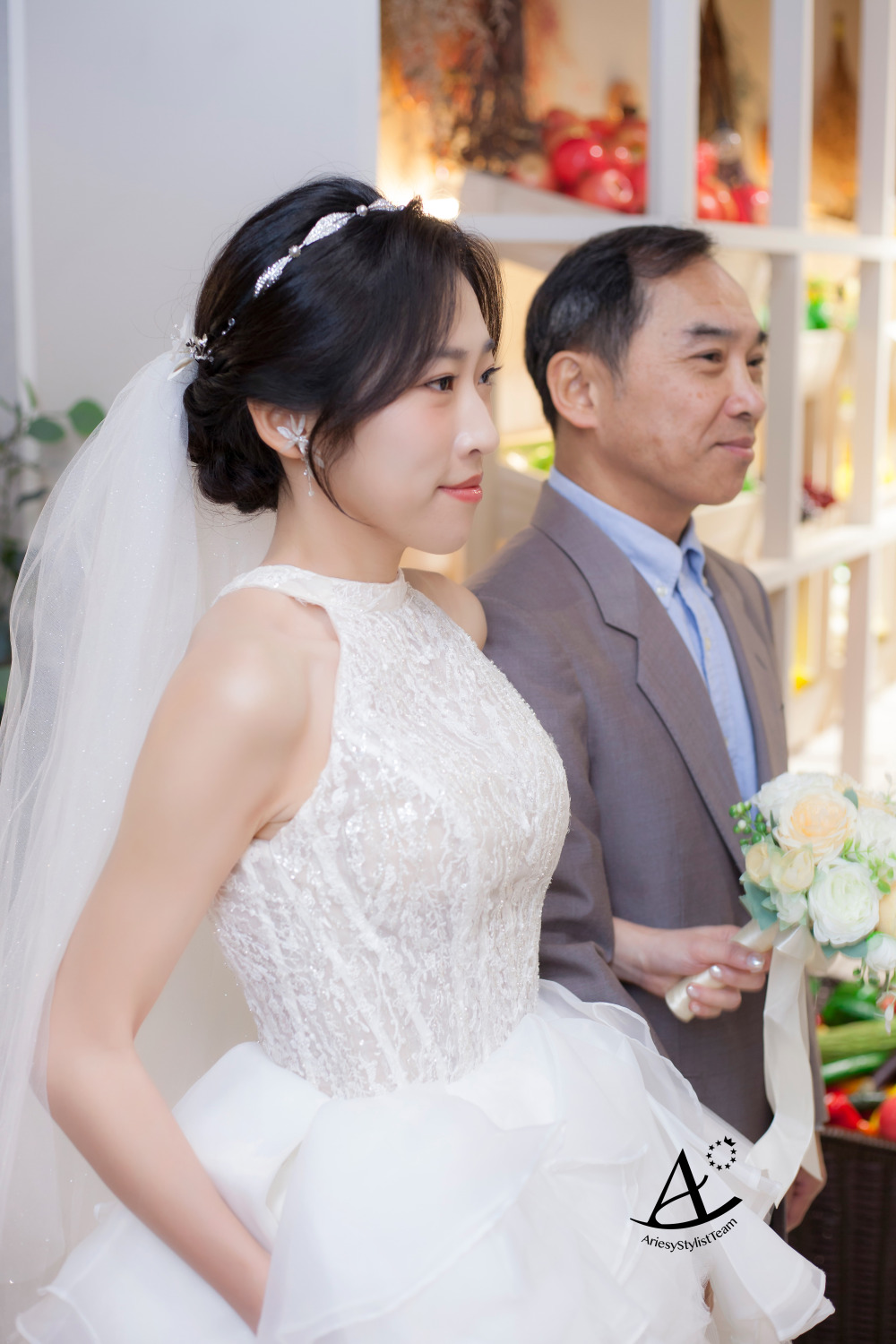 新娘秘書,新祕推薦,台北新祕,白紗造型,新娘造型,新娘髮型,輕透妝感,輕歐美