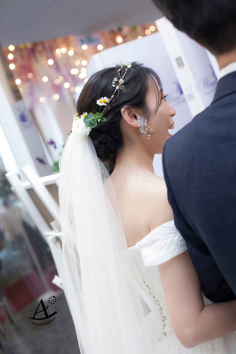 新秘|桃園新秘中式秀禾服&白紗花藝黑髮新娘造型 卉 新娘秘書,新祕推薦,桃園新祕,白紗造型,新娘造型,黑髮新娘,花藝造型,花藝新秘