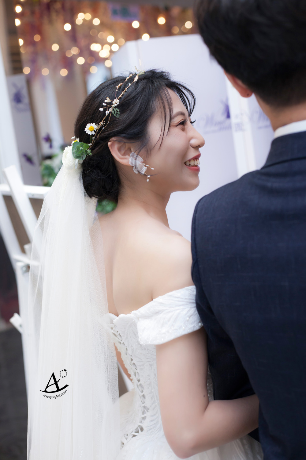 新秘|桃園新秘中式秀禾服&白紗花藝黑髮新娘造型 卉 新娘秘書,新祕推薦,桃園新祕,白紗造型,新娘造型,黑髮新娘,花藝造型,花藝新秘