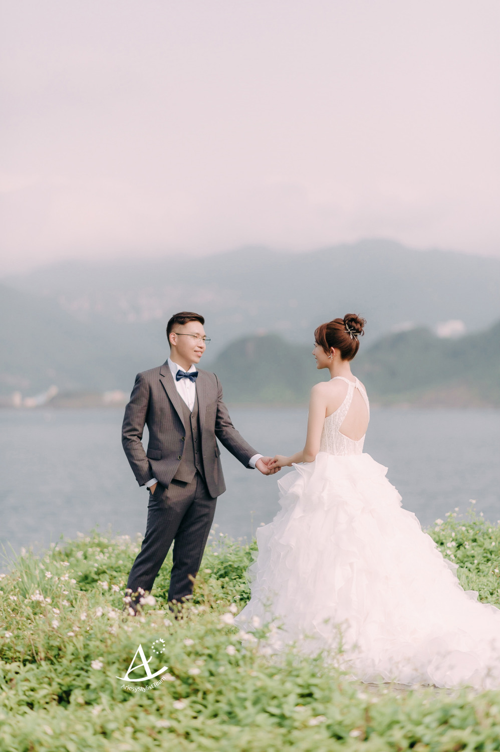 婚紗包套,婚紗造型,白紗造型,大嘴影像工作室,新祕Hanya,潮境公園,新娘造型,AriesyWedding
