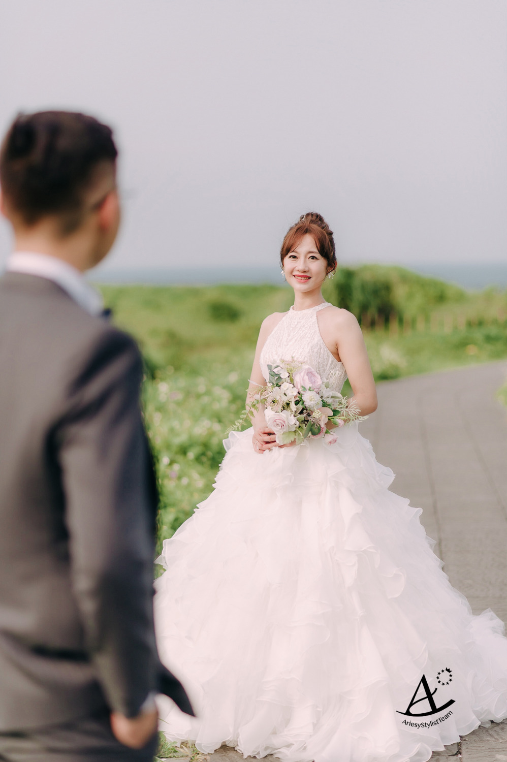 婚紗包套,婚紗造型,白紗造型,大嘴影像工作室,新祕Hanya,潮境公園,新娘造型,AriesyWedding
