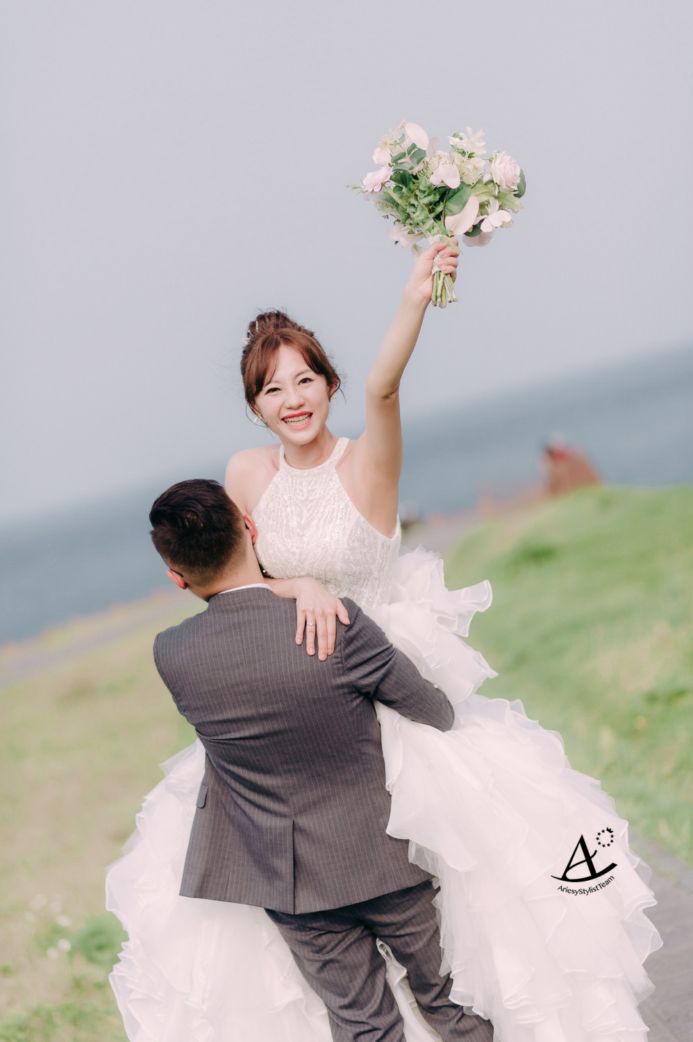 婚紗包套,婚紗造型,白紗造型,大嘴影像工作室,新祕Hanya,潮境公園,新娘造型,AriesyWedding