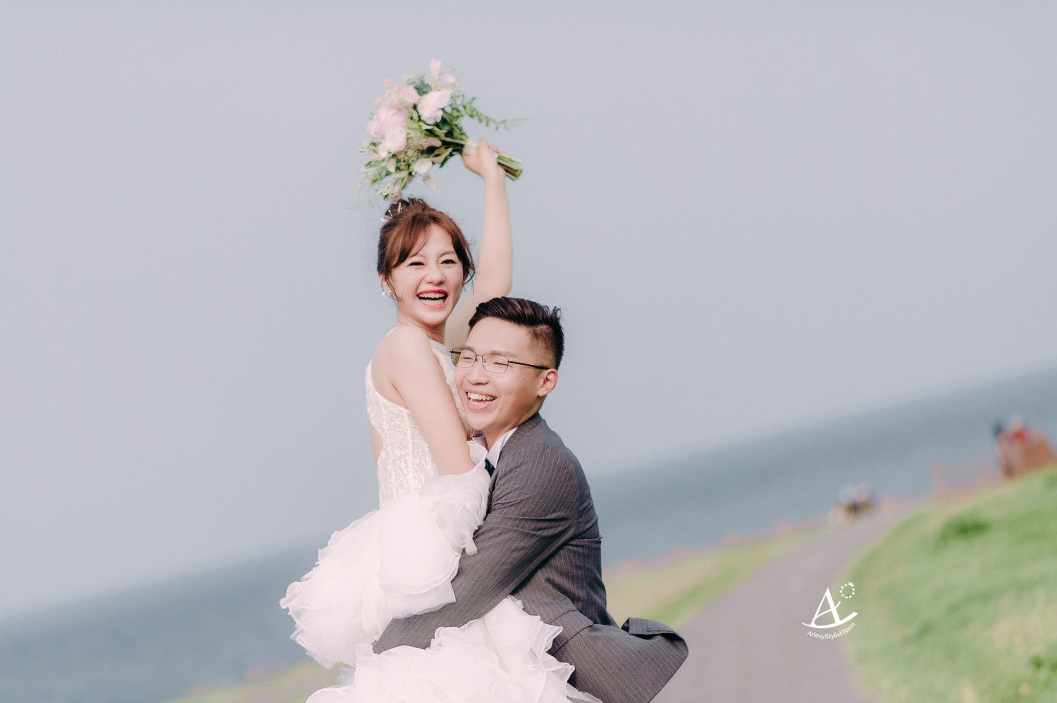 婚紗包套,婚紗造型,白紗造型,大嘴影像工作室,新祕Hanya,潮境公園,新娘造型,AriesyWedding