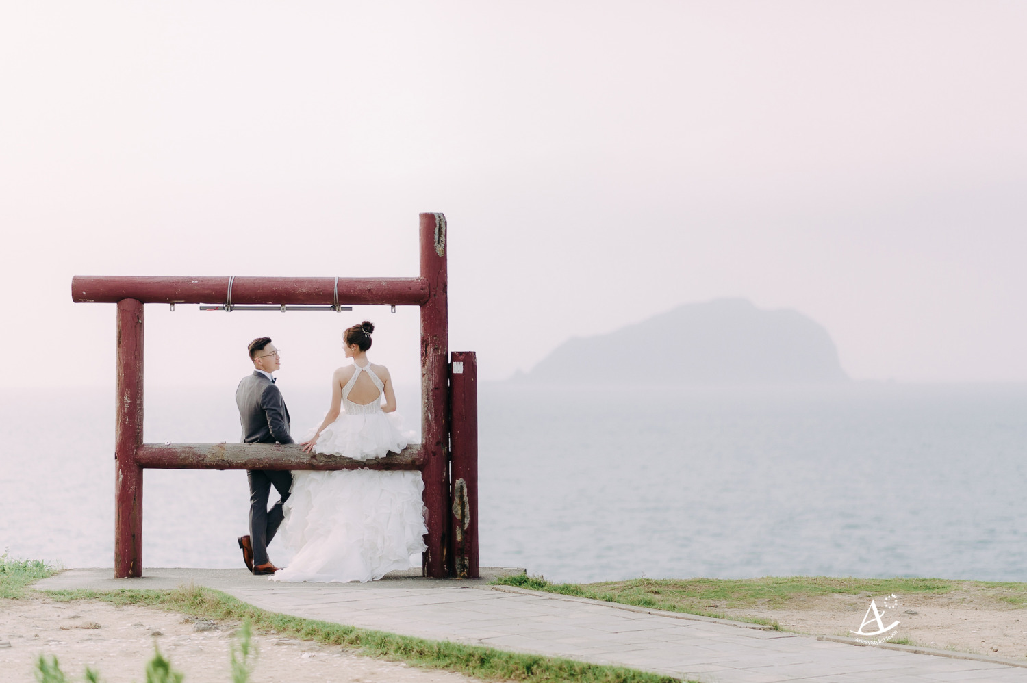 婚紗包套,婚紗造型,白紗造型,大嘴影像工作室,新祕Hanya,潮境公園,新娘造型,AriesyWedding