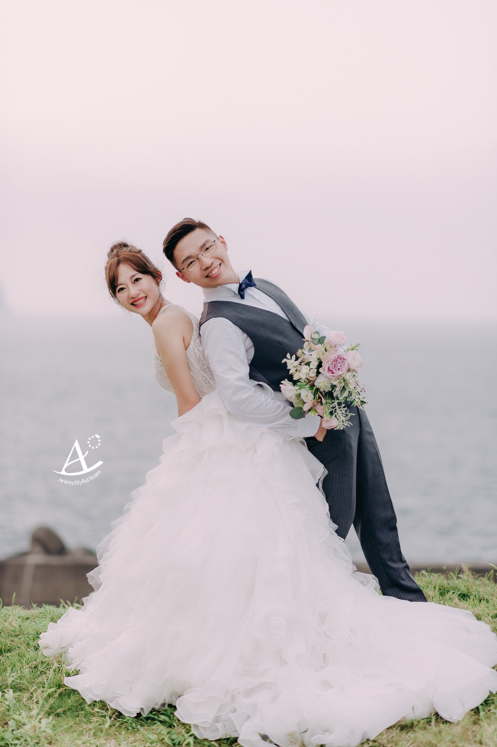 婚紗包套,婚紗造型,白紗造型,大嘴影像工作室,新祕Hanya,潮境公園,新娘造型,AriesyWedding