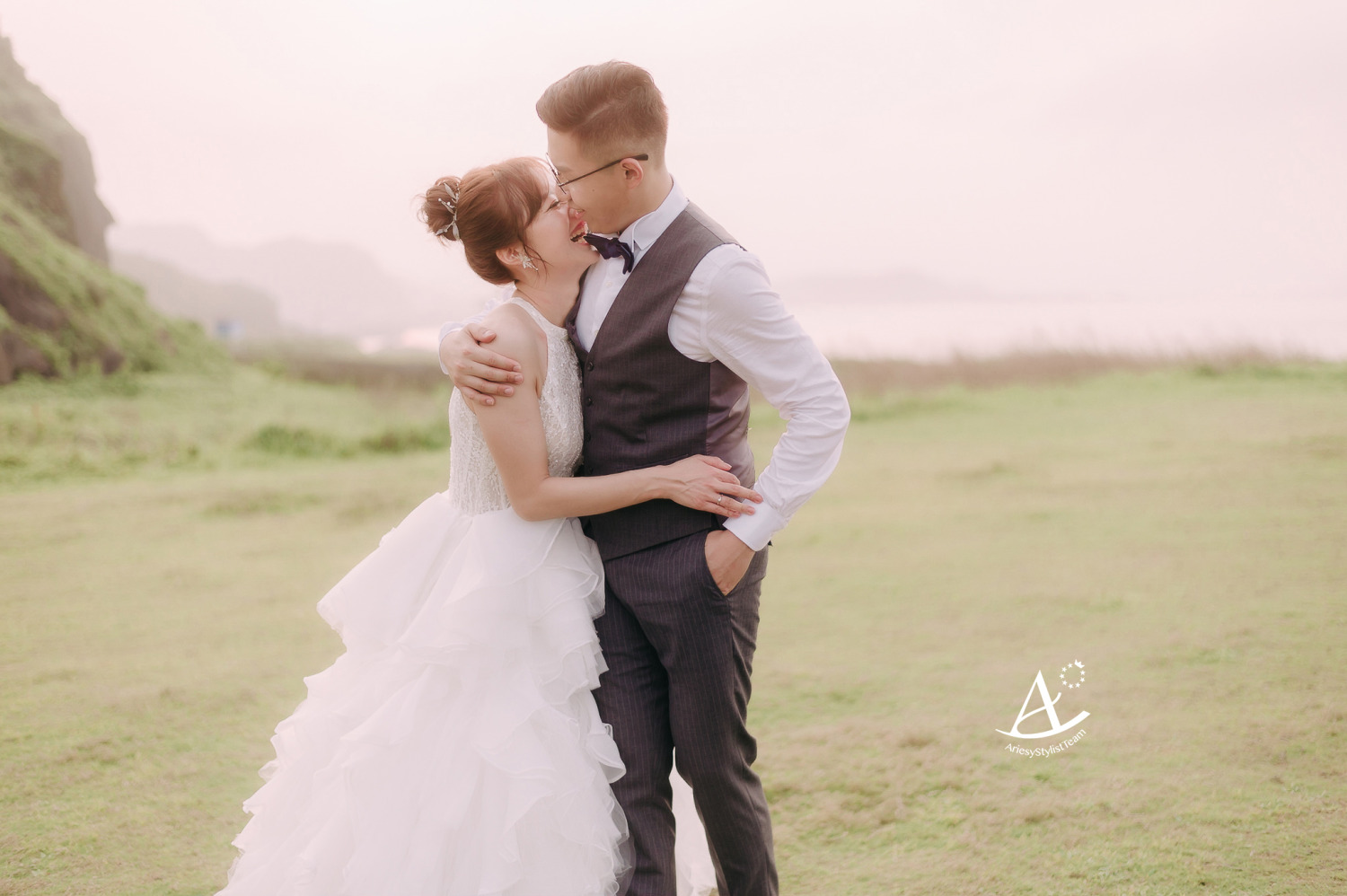 婚紗包套,婚紗造型,白紗造型,大嘴影像工作室,新祕Hanya,潮境公園,新娘造型,AriesyWedding