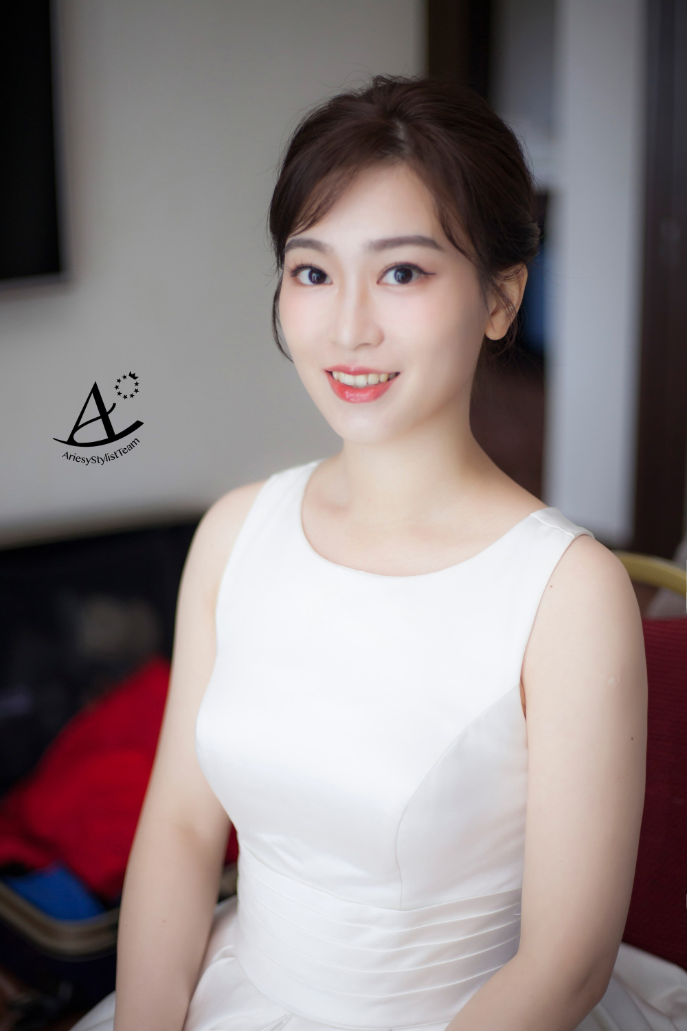 新娘秘書,台北新祕,白紗造型,韓風新娘,新娘造型,自然精緻妝感,新秘Hanya,茹曦酒店婚宴