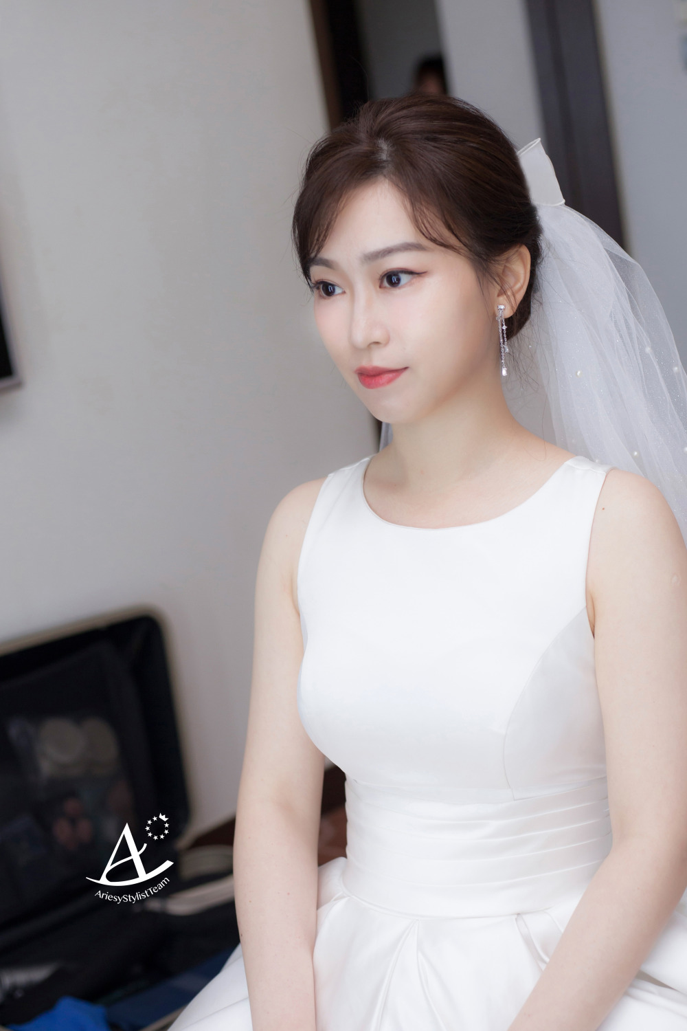 新娘秘書,台北新祕,白紗造型,韓風新娘,新娘造型,自然精緻妝感,新秘Hanya,茹曦酒店婚宴