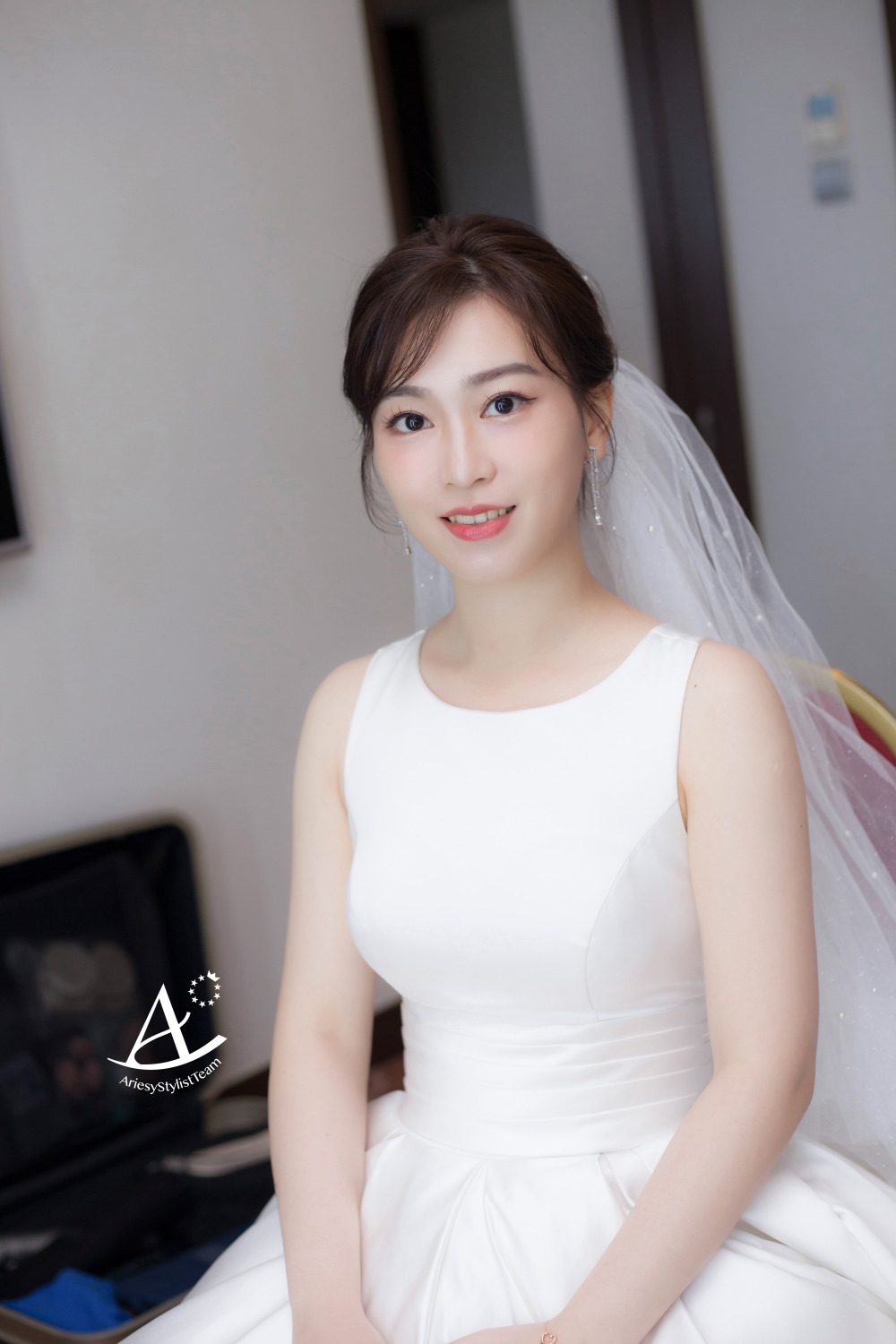 新娘秘書,台北新祕,白紗造型,韓風新娘,新娘造型,自然精緻妝感,新秘Hanya,茹曦酒店婚宴