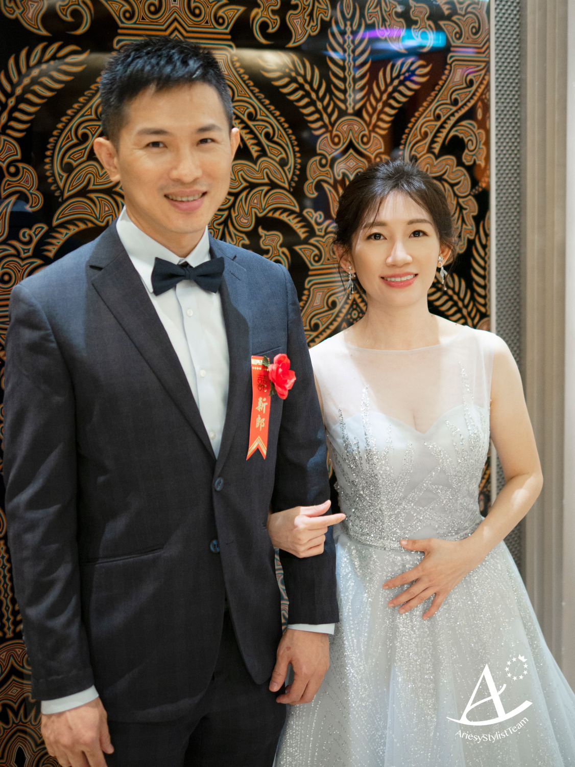 輕透發光妝感、編髮白紗造型、台中新秘、新秘、編髮放髮造型、新娘造型