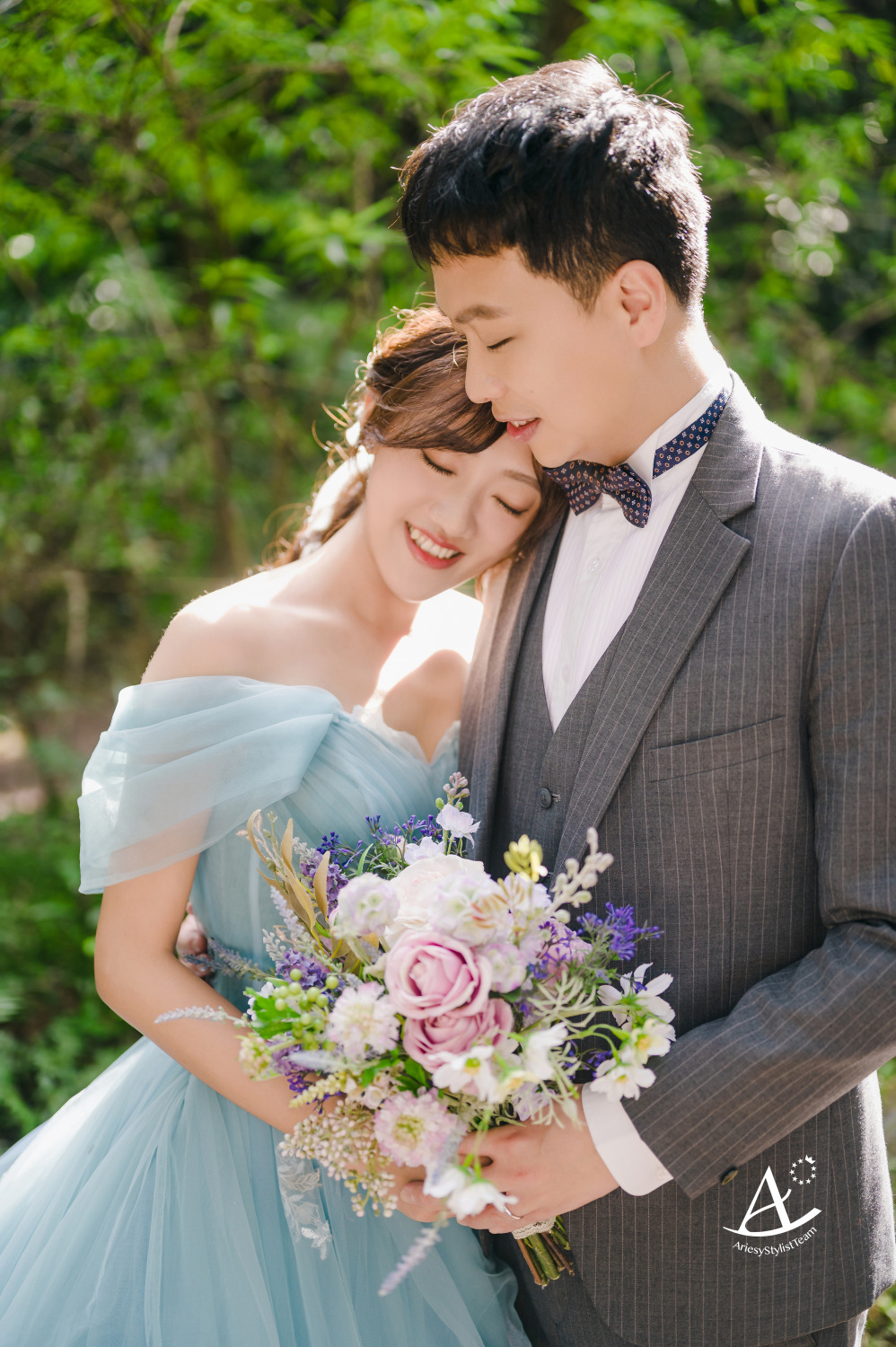 婚紗包套,婚紗造型,編髮造型,婚攝大嘴,新祕Hanya,陽明山黑森林,新娘造型,AriesyWedding