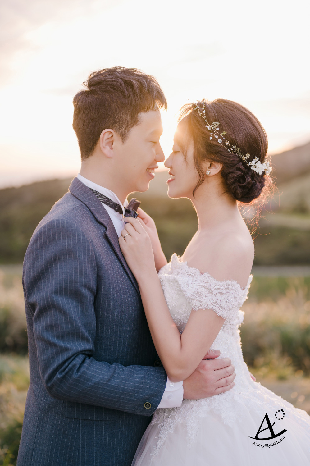 婚紗包套,婚紗造型,編髮造型,白紗造型,婚攝大嘴,新祕Hanya,擎天崗婚紗,新娘造型,AriesyWedding