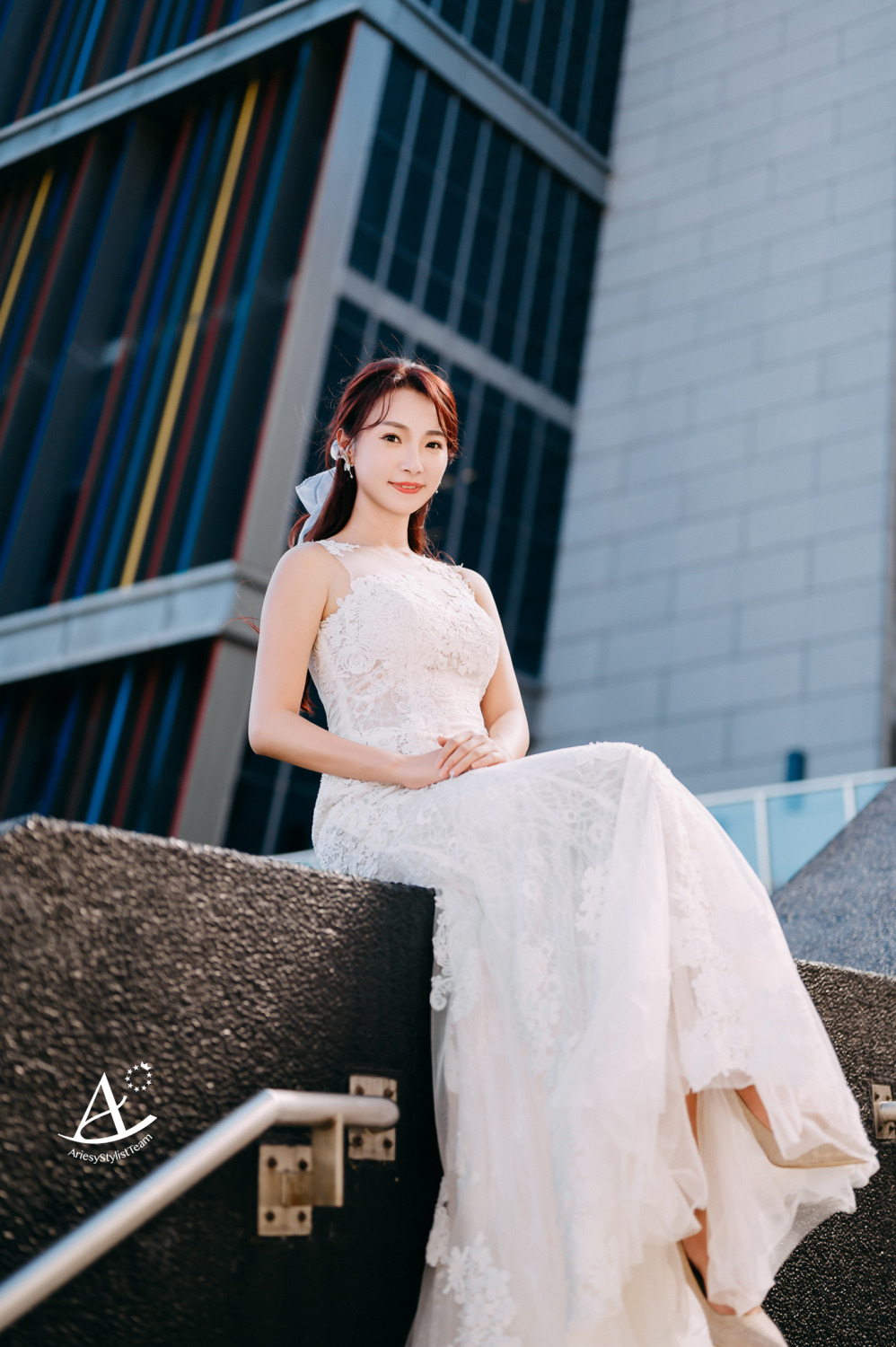 婚紗包套,婚紗造型,白紗造型,婚攝大嘴,新祕Hanya,士林戲曲中心,新娘造型,AriesyWedding,美式婚紗