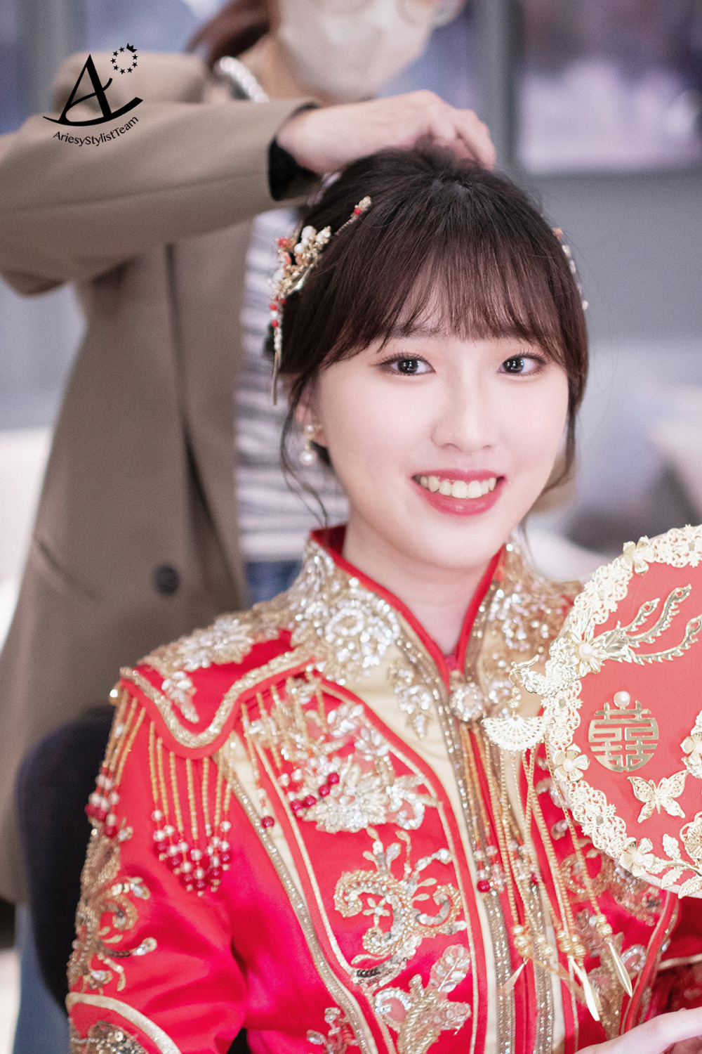 龍鳳褂新娘造型,新秘,新娘秘書,白紗新娘造型,韓系新娘造型,自然輕透新娘妝感