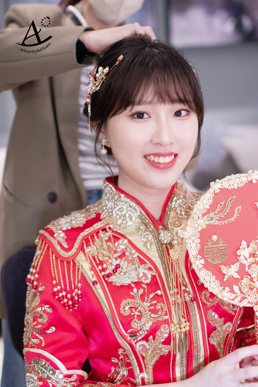 龍鳳褂新娘造型,新秘,新娘秘書,白紗新娘造型,韓系新娘造型,自然輕透新娘妝感