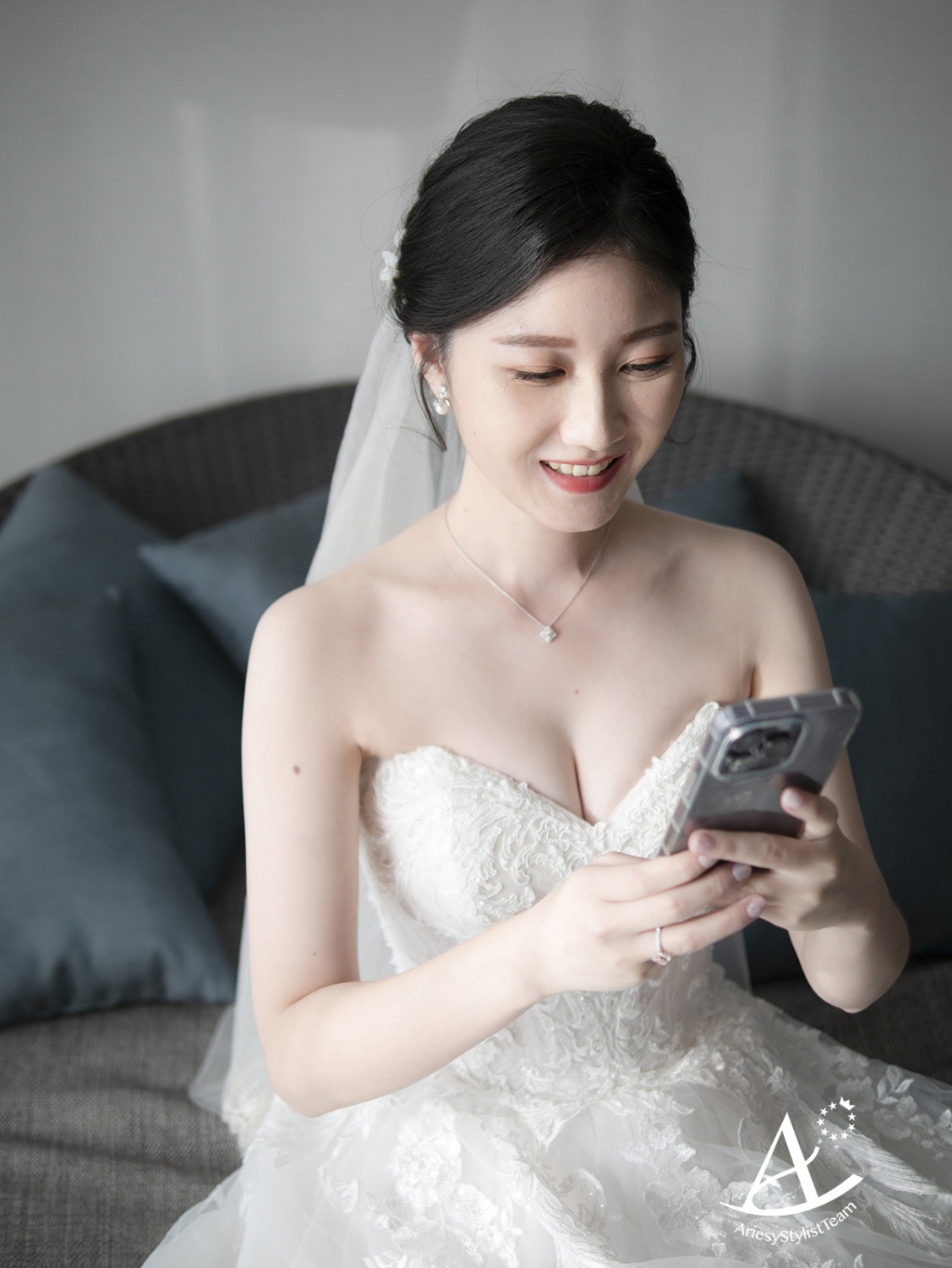 台北新秘,白紗造型,韓風新娘造型,清透自然妝感,國泰萬怡婚宴,新娘秘書