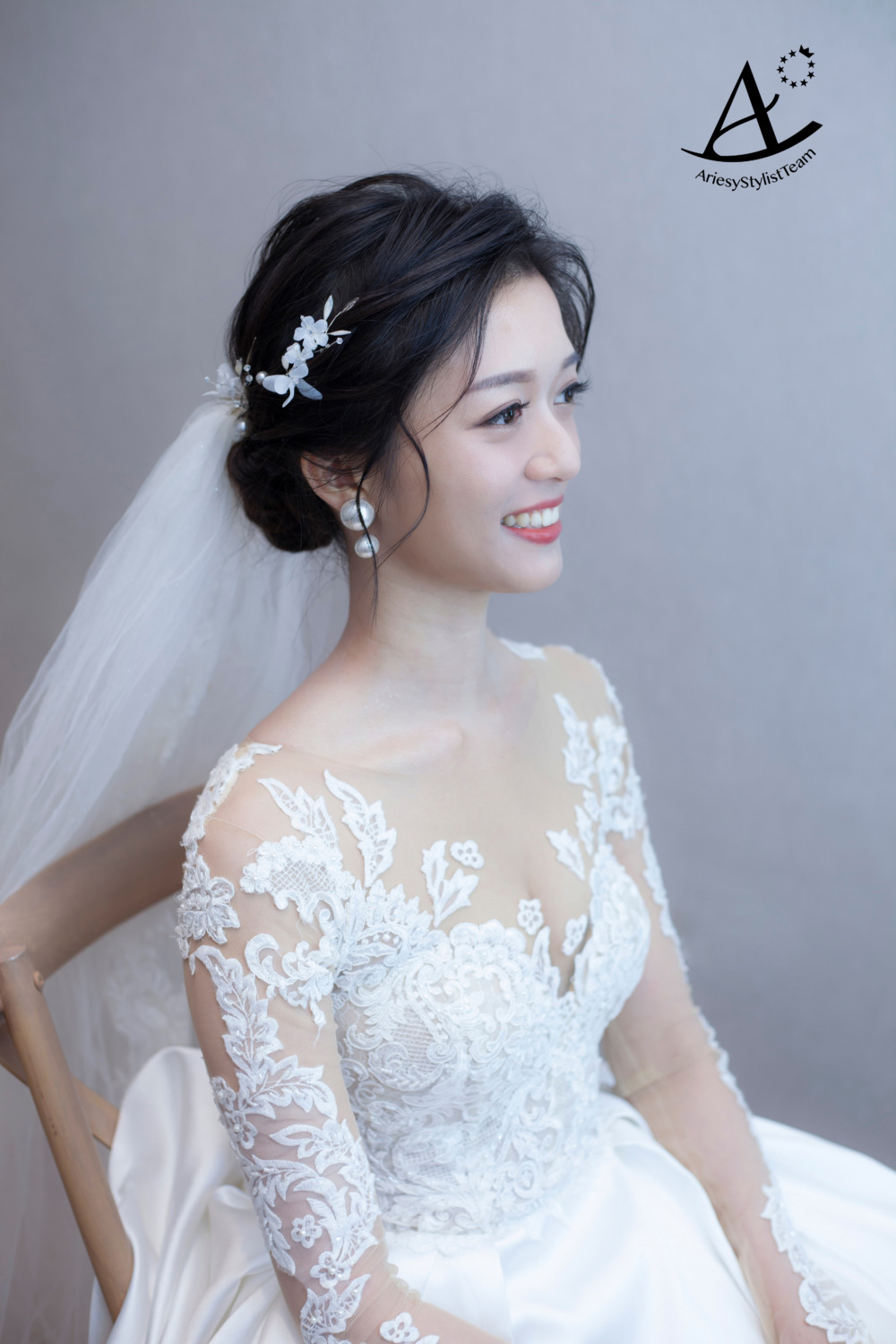 新娘秘書,白紗造型,花藝新秘,新娘造型,美式婚禮,編髮新秘,大直典華Chalet V婚宴