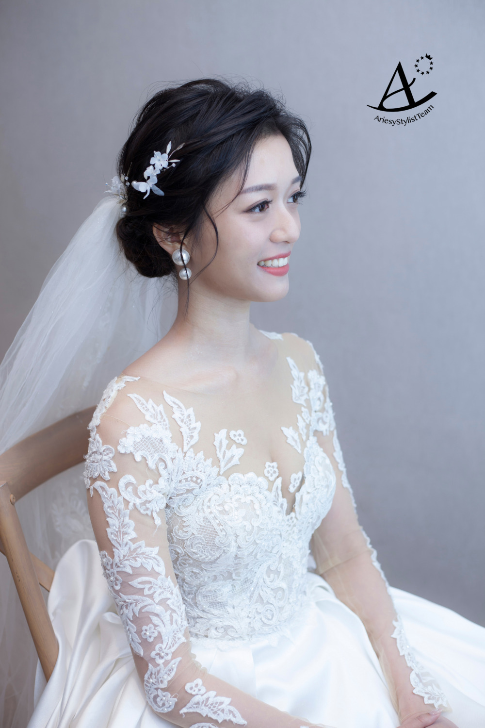 新娘秘書,白紗造型,花藝新秘,新娘造型,美式婚禮,編髮新秘,大直典華Chalet V婚宴