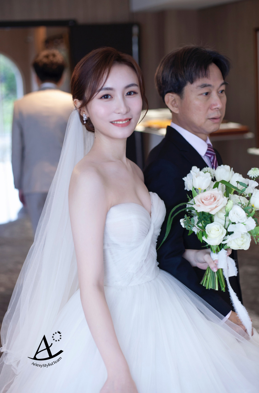 新秘|自然呈現媽生好膚質妝感名媛氣質韓風新娘白紗造型 恬 新娘秘書,白紗造型,新秘,新娘造型,韓風新娘,氣質簡約,名媛風