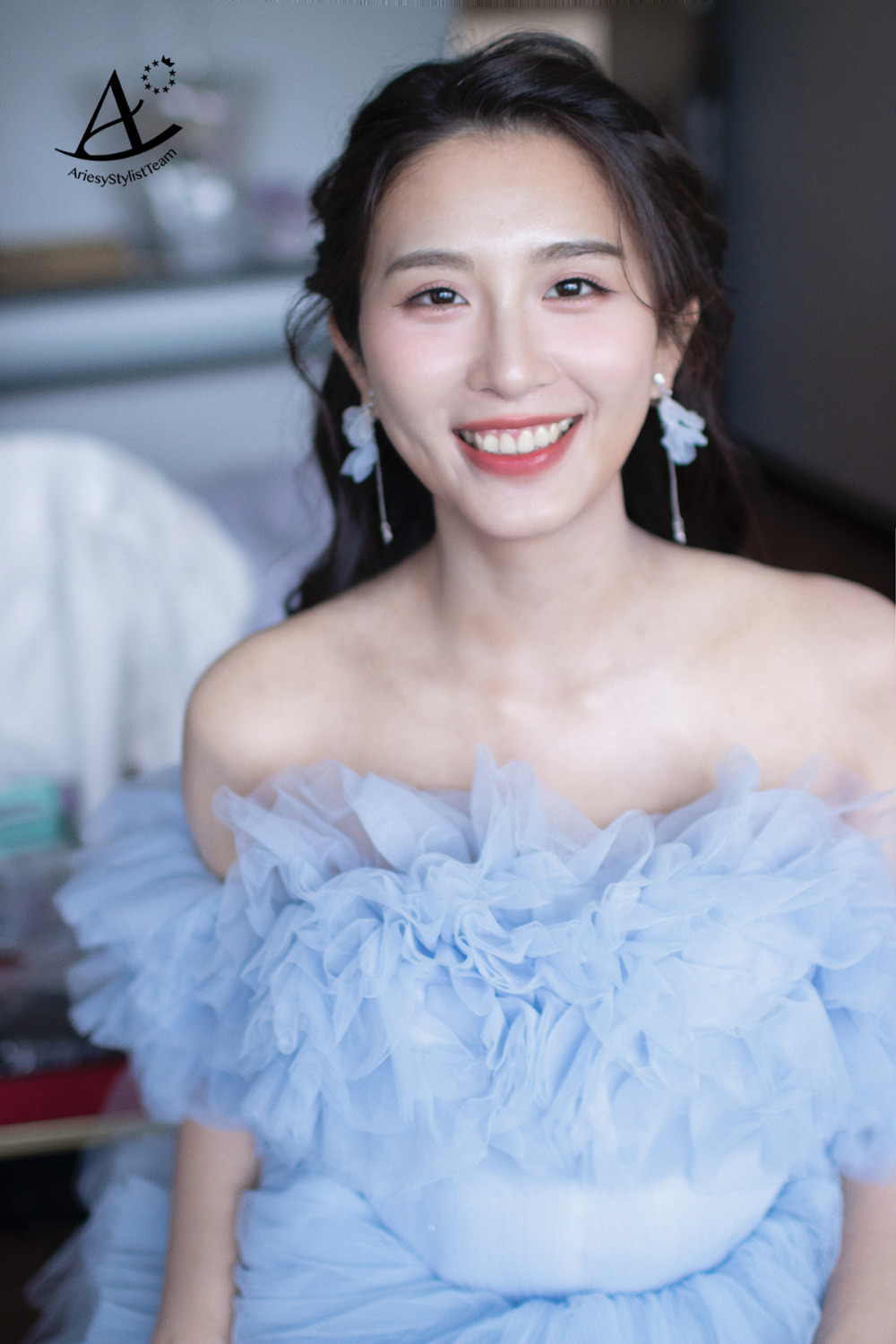 茹曦酒店新娘造型,台北新秘,新中式復古造型,單眼皮新娘妝感,新娘秘書,新娘白紗造型
