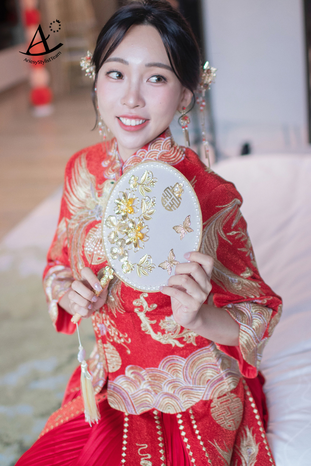 戶外證婚新娘造型,新秘,清新自然妝感,新娘秘書,新娘白紗造型,香港龍鳳褂新娘造型