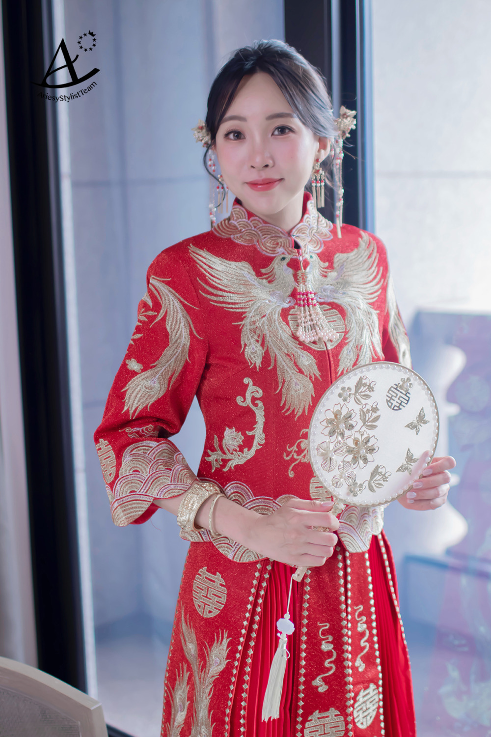 戶外證婚新娘造型,新秘,清新自然妝感,新娘秘書,新娘白紗造型,香港龍鳳褂新娘造型