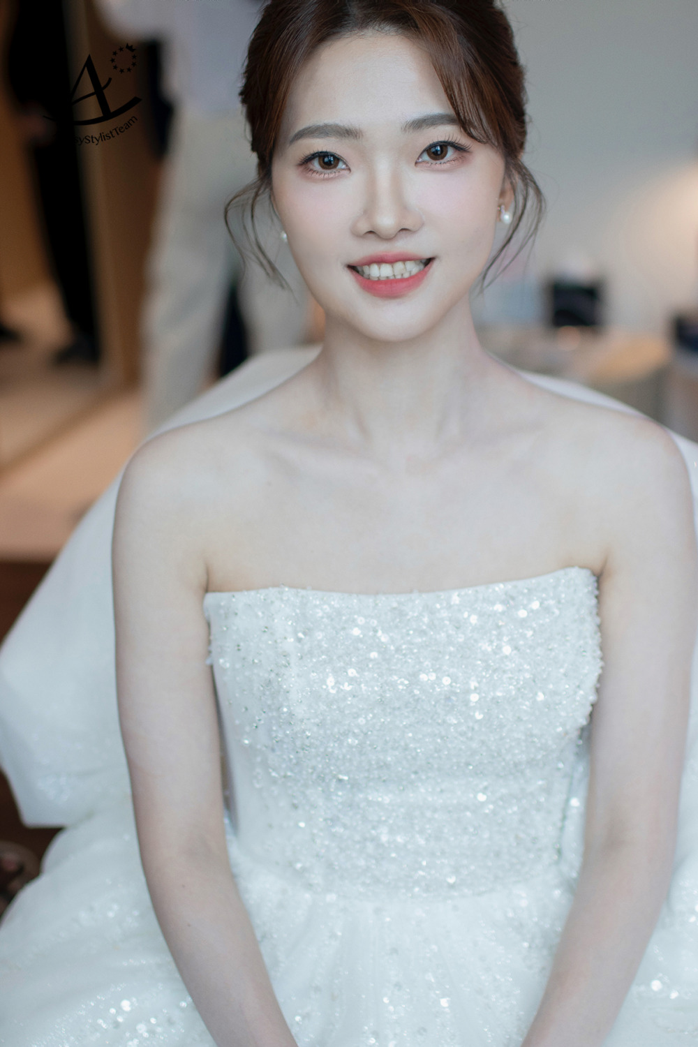 單眼皮新娘妝感,新秘,清新自然妝感,新娘秘書,韓系白紗造型,時尚晚禮服新娘造型