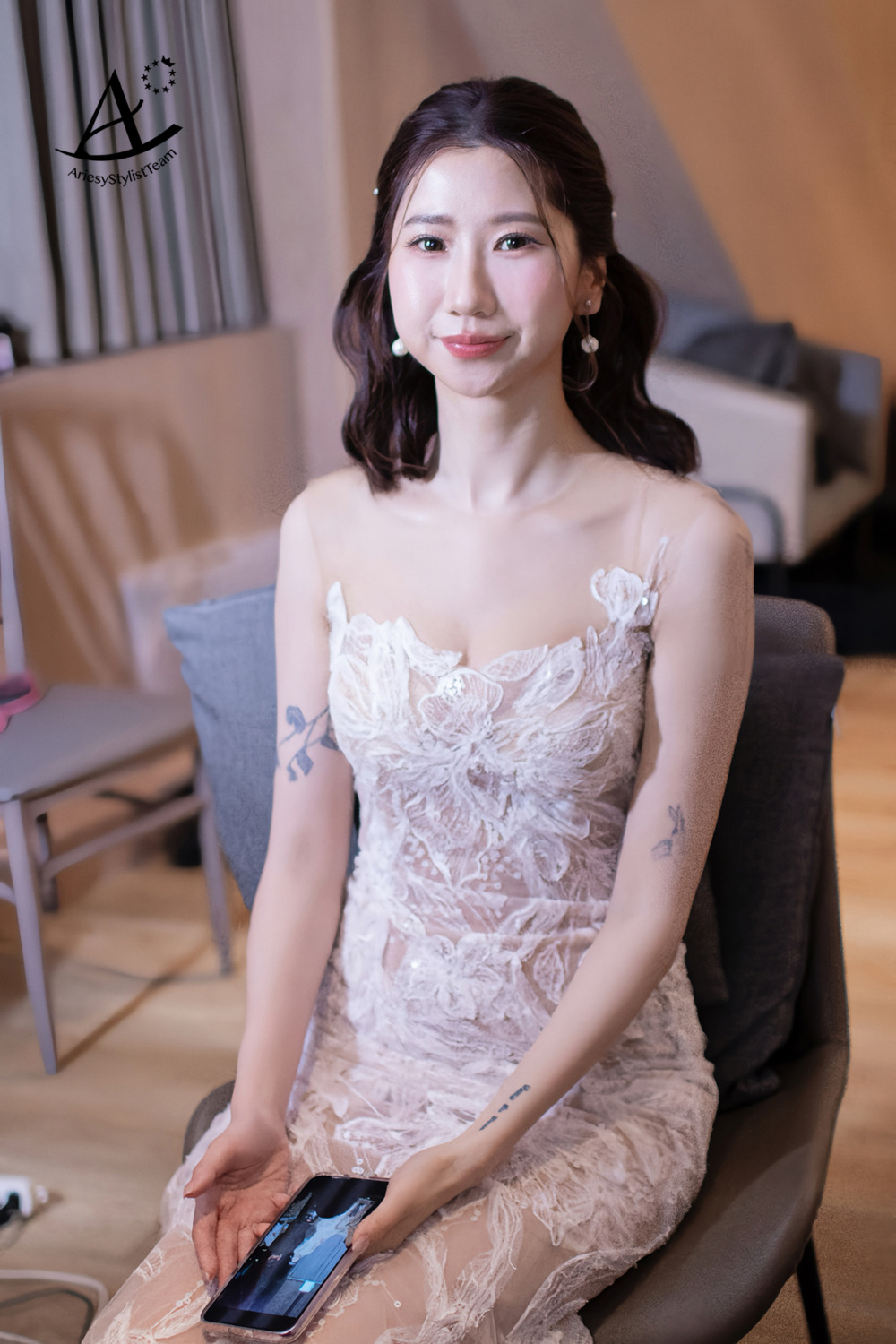 新秘,承億酒店新娘,高雄新秘,新娘秘書,韓系新娘妝感,輕泰系新娘造型