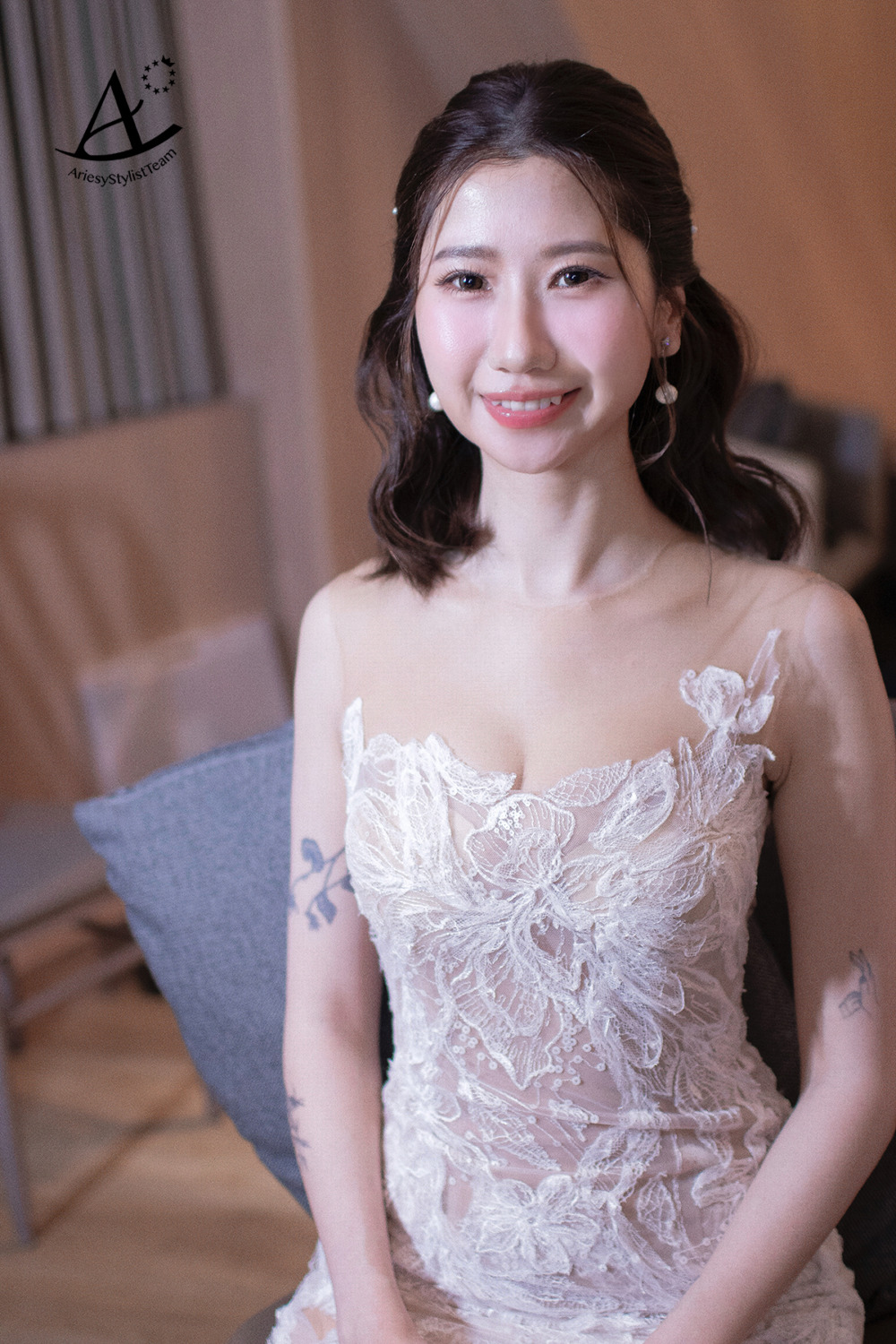 新秘,承億酒店新娘,高雄新秘,新娘秘書,韓系新娘妝感,輕泰系新娘造型