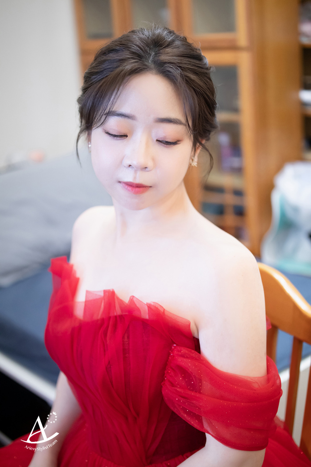 新秘|優雅甜美系女孩文定新娘造型~君 韓系妝感,優雅甜美,新秘,文定造型,新娘造型