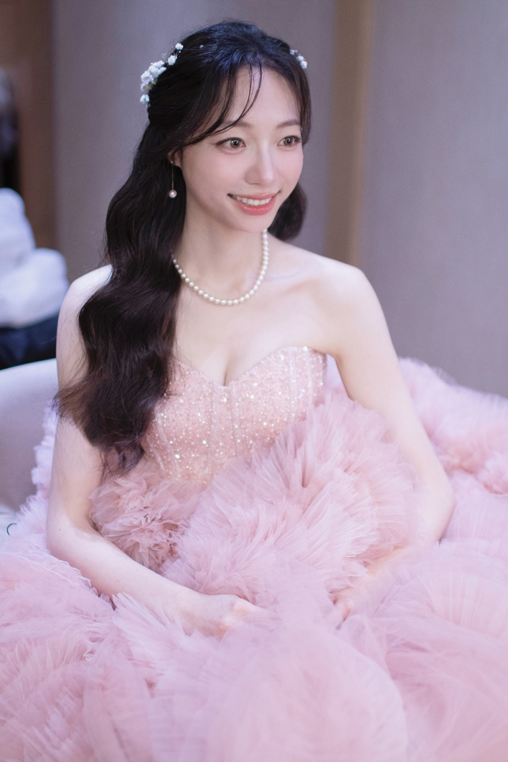 北投麗禧戶外證婚造型,新秘,黑髮新娘造型,新娘花藝造型,新娘白紗造型,清新韓系妝感