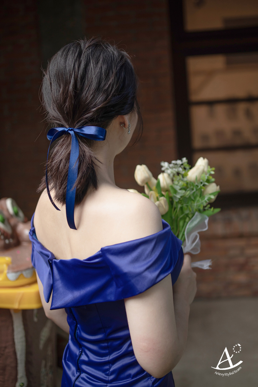 新秘,短髮新娘,低馬尾,自助婚紗,自然清新