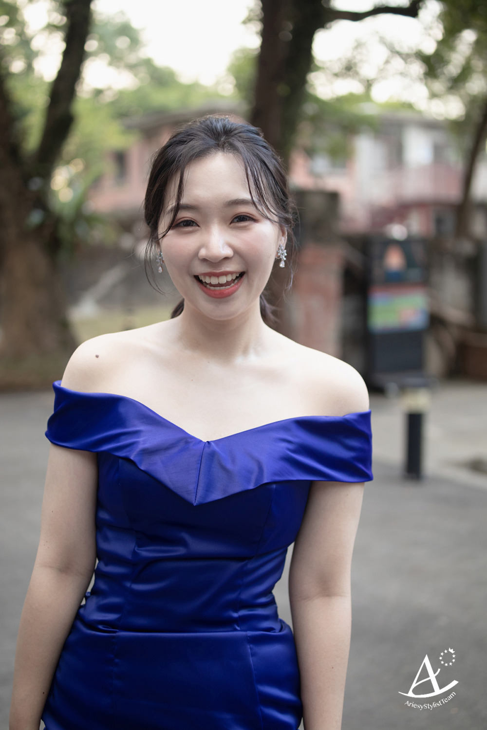 新秘,短髮新娘,低馬尾,自助婚紗,自然清新